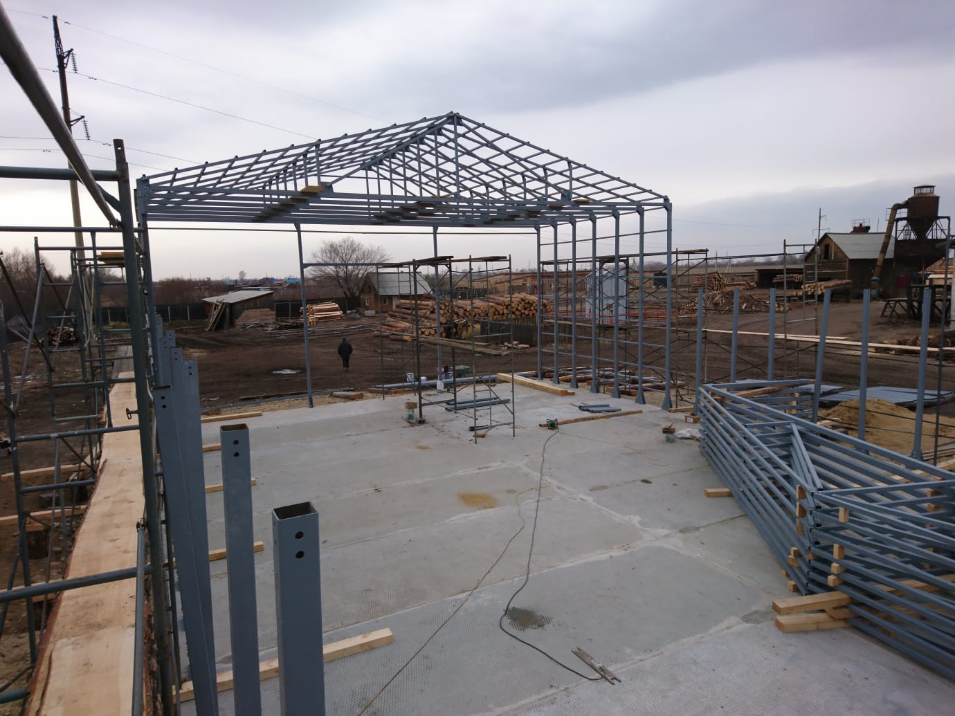 Изготовление металлических каркасов, гаражей, складов, зданий